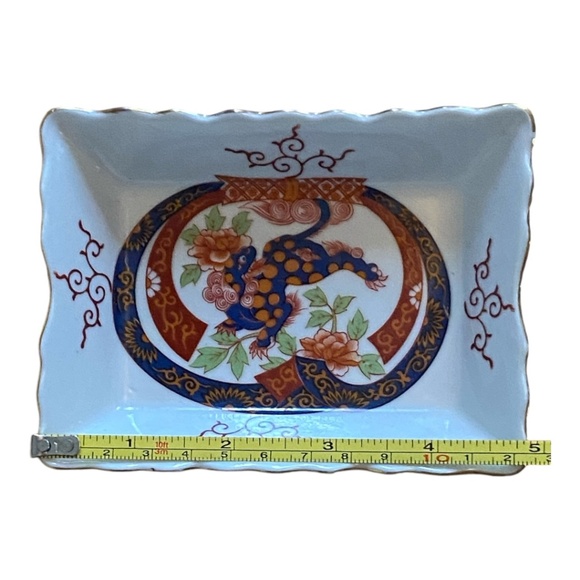 Vintage Japan Dragon hand painted trinket dish/soap dish - Picture 4 of 16